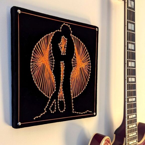 MCM Velvet String Nail Wall Art - Picture 2 of 6